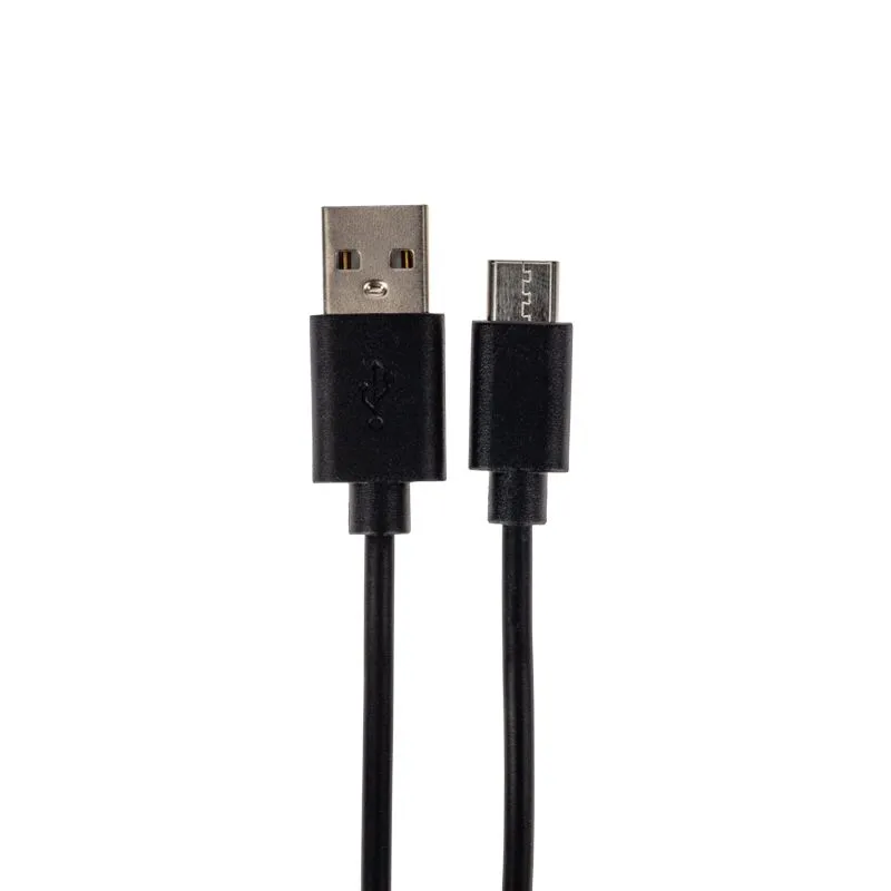 Кабель USB-A – Type-C, 1А, 1м, ПВХ, черный REXANT - Фото 2