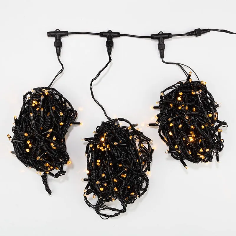 Гирлянда LED ClipLight 24V, 3 нити по 20 м, свечение с динамикой, цвет диодов Желтый - Фото 2