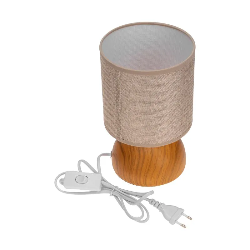 Светильник декоративный настольный Форте, основание под дерево, бежевый абажур, цоколь Е27, 60Вт REXANT - Фото 2