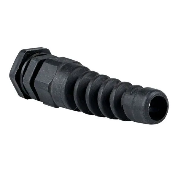 Сальник PG7 IP54 (100 шт) с гибким отводом d отв. 11 мм / d провод. 3-6,5 мм (чёрный) EKF - Фото 3