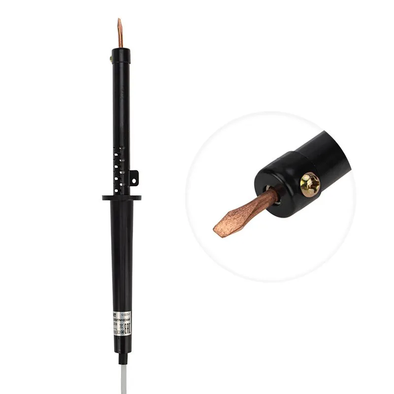 Паяльник с пластиковой ручкой, серия ЭПСН, 25Вт, 230В, пакет REXANT - Фото 3