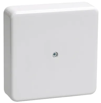 Коробка распаячная КМ для открытой проводки безгалогенная (HF) 75х75х20мм белая IEK UKO10-075-075-020-K01-E