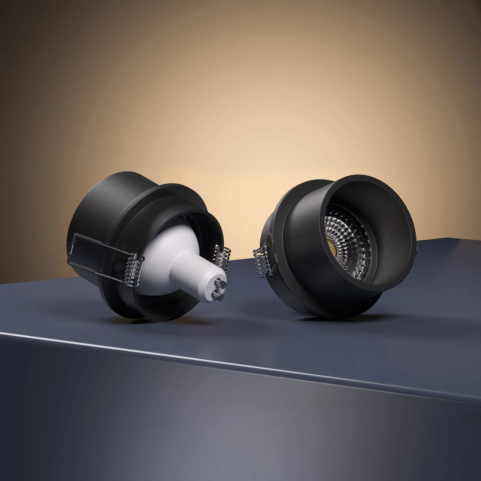 Светильник встраиваемый 25004/01 GU10 чёрный 25004/01 Elektrostandard - Фото 7