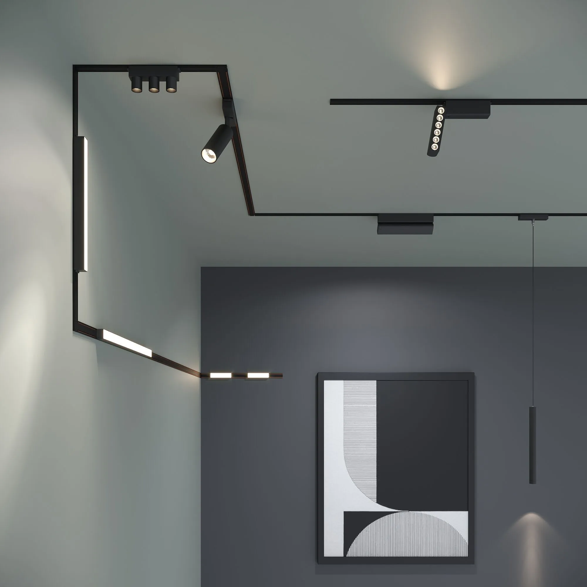 Flat Magnetic Трековый светильник 5W 4000K Unity (чёрный) 85092/01 Elektrostandard - Фото 8