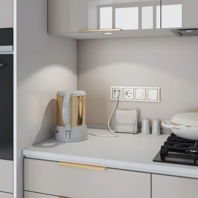 Терморегулятор электромеханический для теплого пола (белый) Werkel - Фото 6