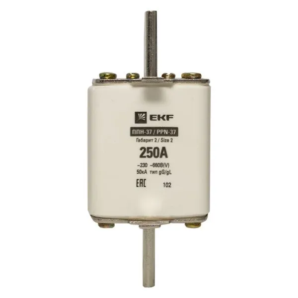 Плавкая вставка ППН-39 630/250А габарит 3 EKF - Фото 5