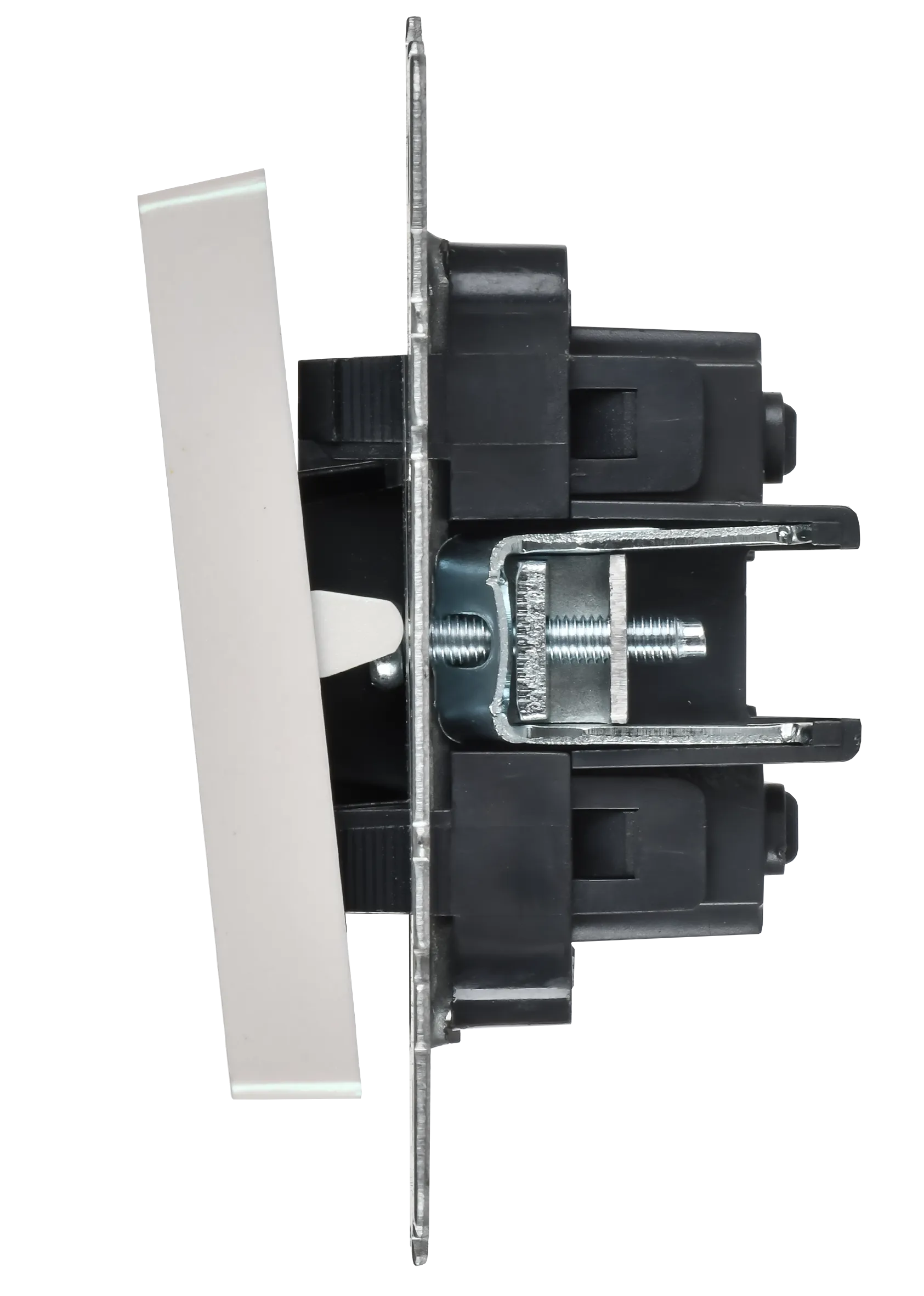 BRITE Выключатель 2-клавишный перекрестный 10А ВС10-2-3-БрЖ жемчуг IEK - Фото 4