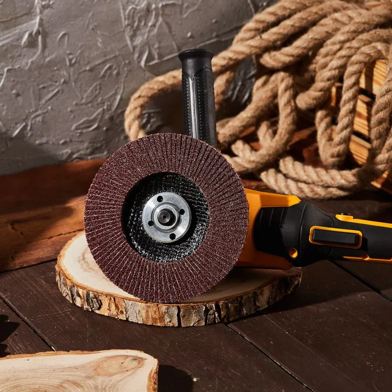 Круг лепестковый торцевой, P60, 150х22,2мм KRANZ - Фото 4