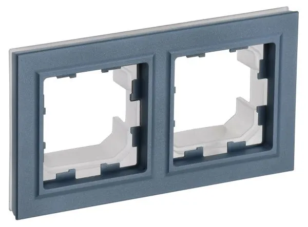 BRITE Рамка 2-местная IP44 РУ-2-БрМ-44 маренго IEK BR-M22-44-K35