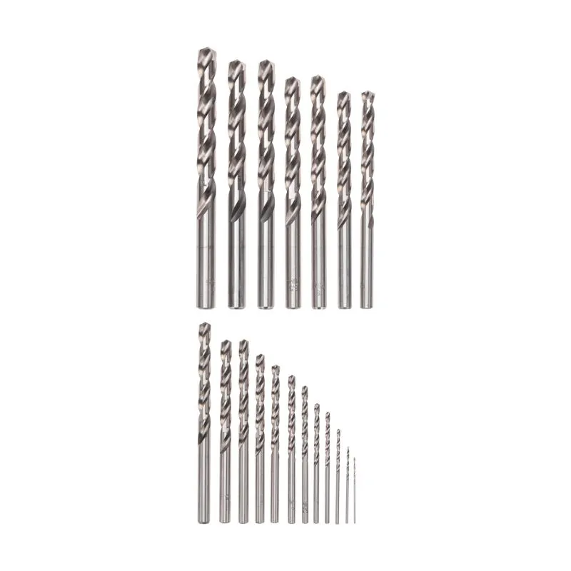 Набор сверл по металлу, 1-10мм (через 0,5мм), Р6М5, цилиндрический хвостовик, 19 шт. KRANZ - Фото 2