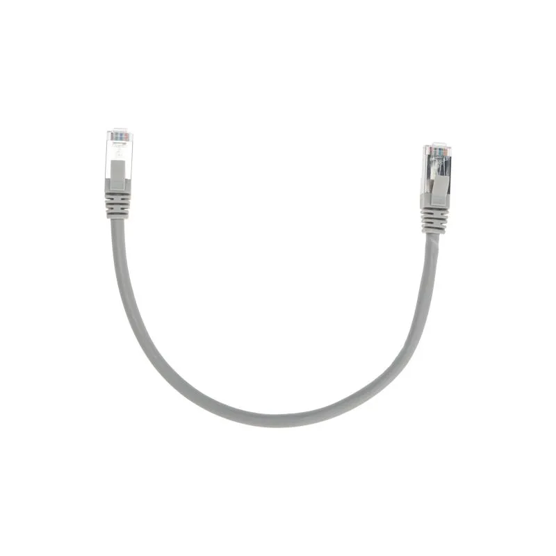 Патч-корд F/UTP, CAT 6, RJ45-RJ45, 26AWG, LSZH, серый, 0,3м REXANT 02-0210-03