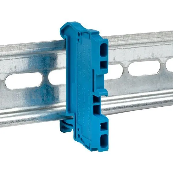 Колодка клеммная пружинная JXB-ST-2.5 31А синяя EKF - Фото 3