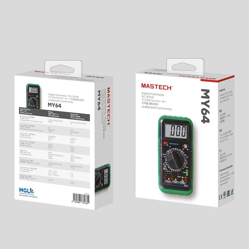 Универсальный мультиметр MY64 MASTECH - Фото 3