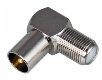 Набор для подключения эфирного/цифрового ТВ кабель RG-6, F-разъем, гнездо F - штекер TV, гнездо F - угловой штекер TV REXANT