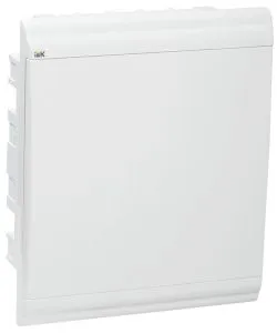 PRIME Корпус пластиковый ЩРВ-П-24 модуля встраиваемый белый/белая дверь IP41 IEK MKP82-V-24-WD-41-10