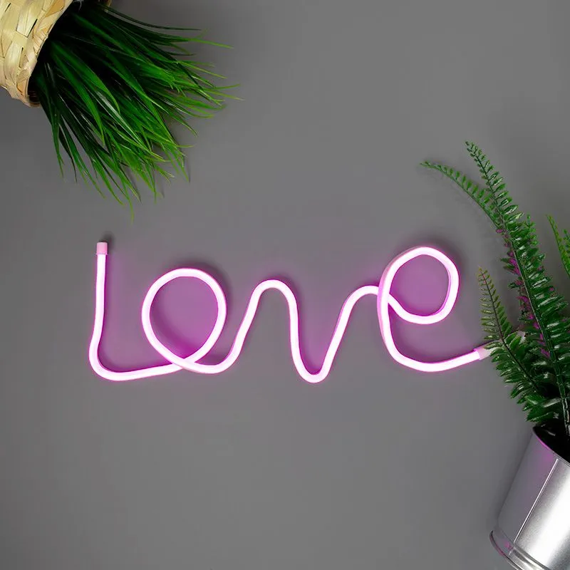 Набор для создания неоновых фигур NEON-NIGHT Креатив 180 LED, 1.5 м, розовый - Фото 2