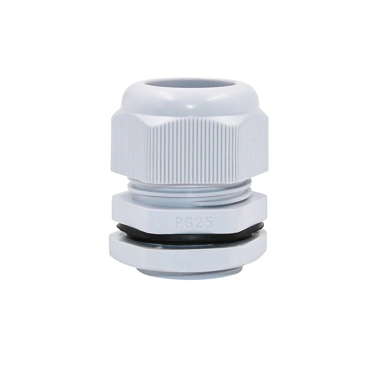 Ввод кабельный PG-25 серый, нейлон, IP68 (d кабеля 15-22 мм) DEKRON 0807-0008