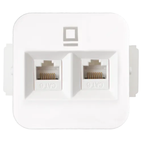 Розетка компьютерная для скрытой установки РК216-021