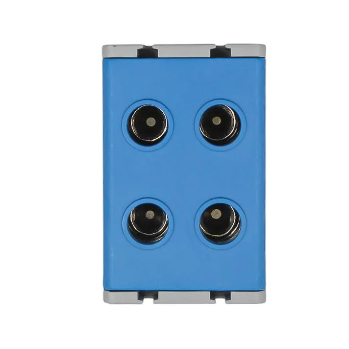 Клемма двойная КСВ 6-50 синяя DEKRON - Фото 3