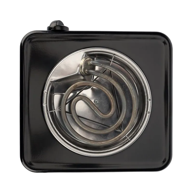 Электроплитка одноконфорочная, ТЭН 1,0 кВт/220В, черная ЭПТ-1,0 ПСКОВА -1 - Фото 3