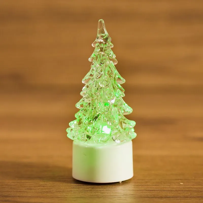 Фигура светодиодная на подставке Елочка маленькая, RGB 501-041