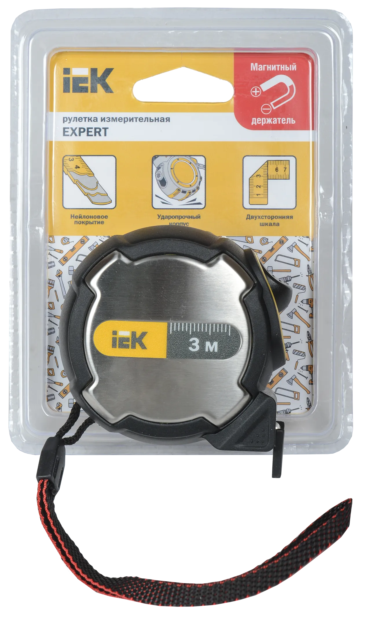Рулетка измерительная EXPERT 3м IEK - Фото 3