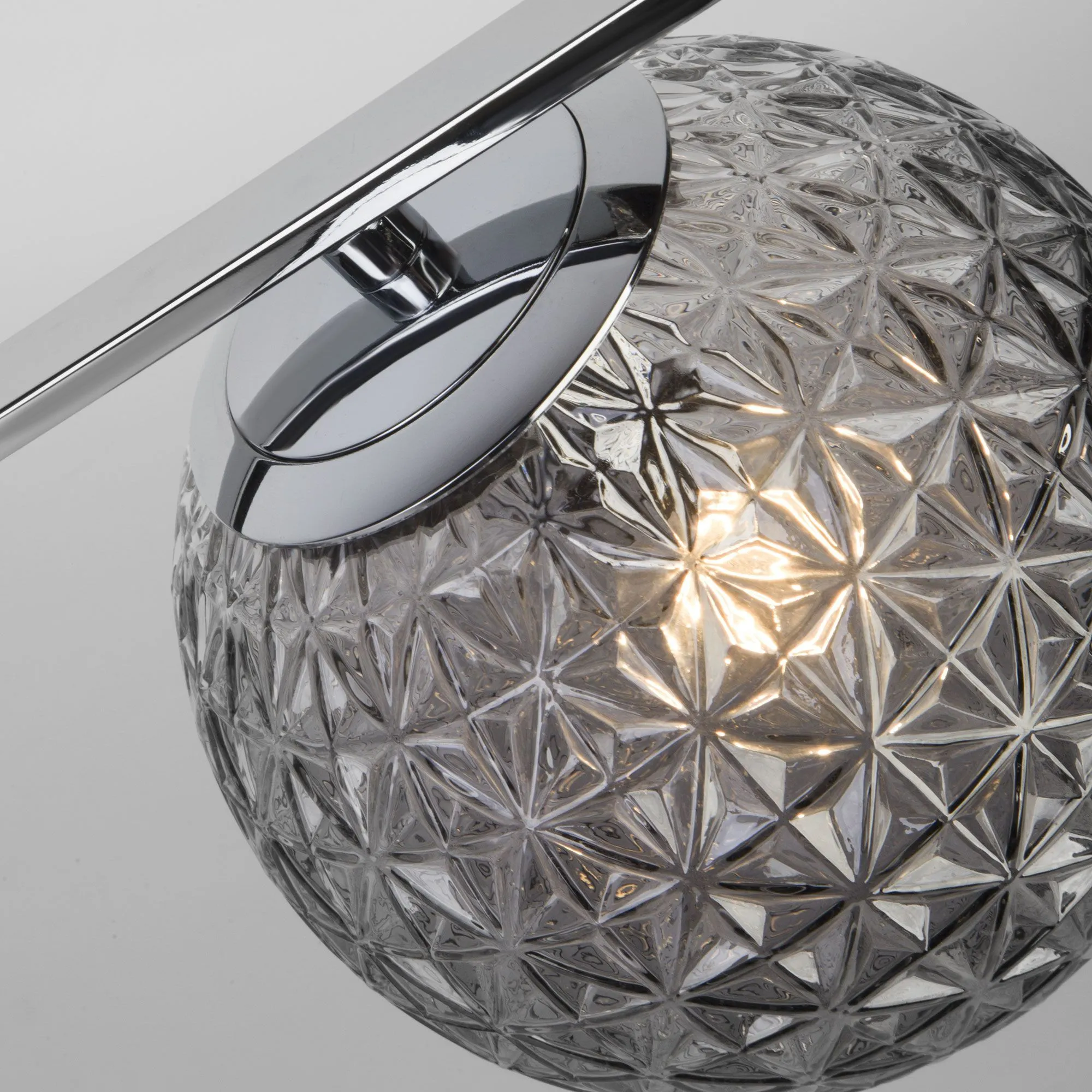 Настольная лампа с плафоном 01213/1 хром  Eurosvet - Фото 3