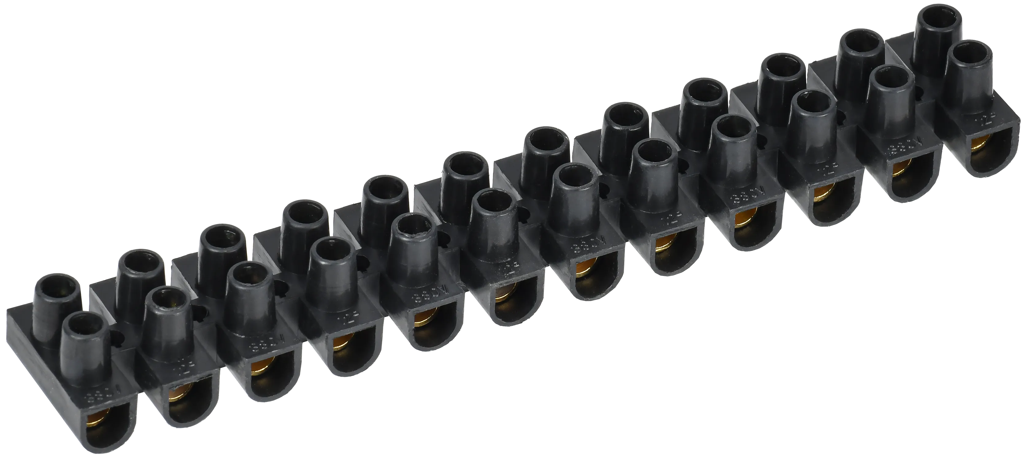 Зажим контактный винтовой ЗВИ-15 н/г 4,0-10мм2 12пар черный IEK