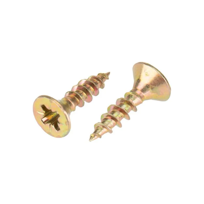 Саморез универсальный 4,0х16 мм, желтый цинк, пакет (1000 шт/уп) KRANZ 1111-0416-2