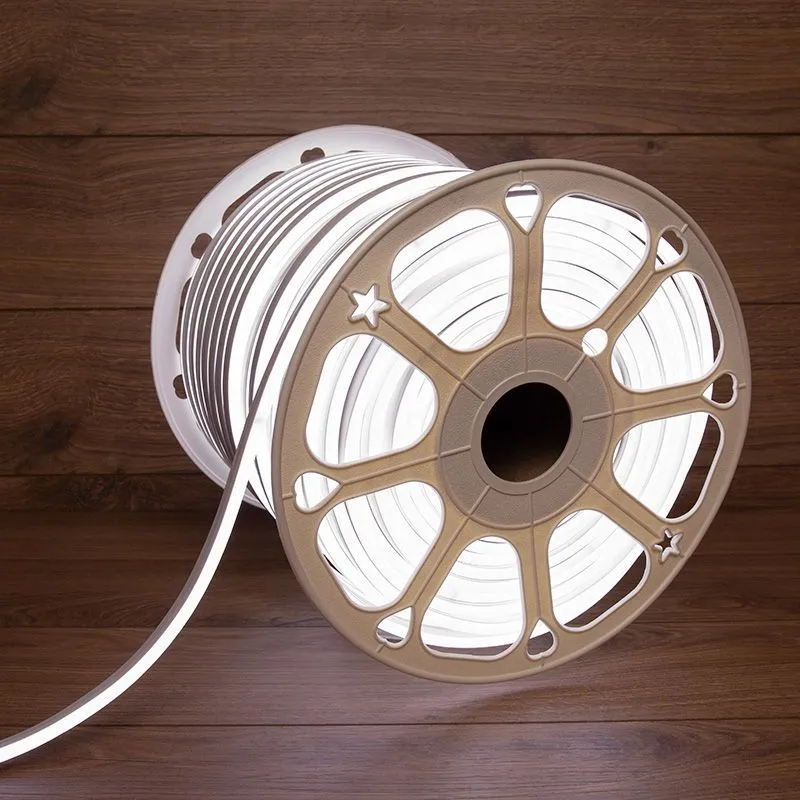 Гибкий неон LED SMD 8х16 мм, двухсторонний, белый, 120 LED/м, бухта 50 м 131-095