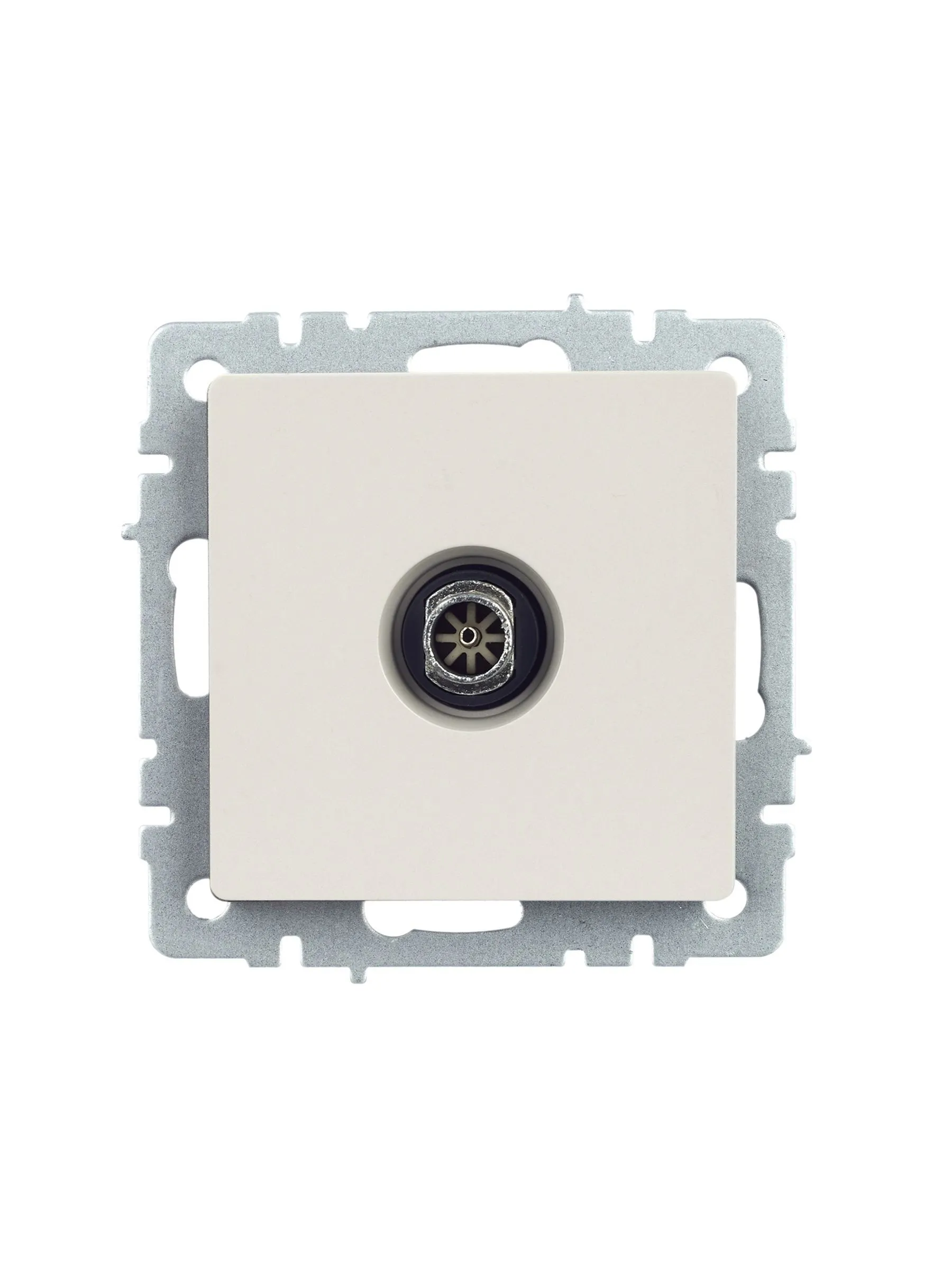 BRITE Розетка TV оконечная РТВ11-0-БрЖ жемчуг IEK - Фото 7