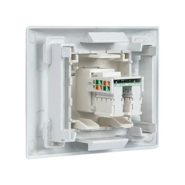 Розетка RJ45 кат. 5e, 2 модуля EKF - Фото 3