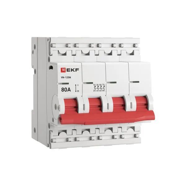 Выкл. нагрузки ВН-125N 4P 80А PROXIMA EKF