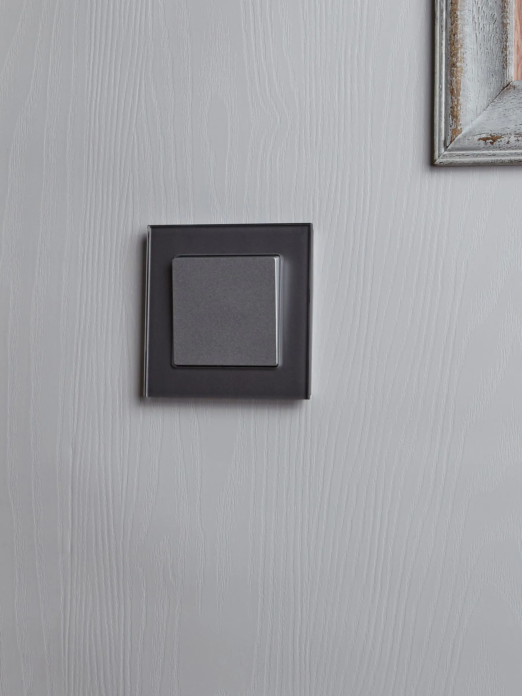 BRITE Рамка 1 -местная РУ-1-2-БрСе стекло серый IEK - Фото 6