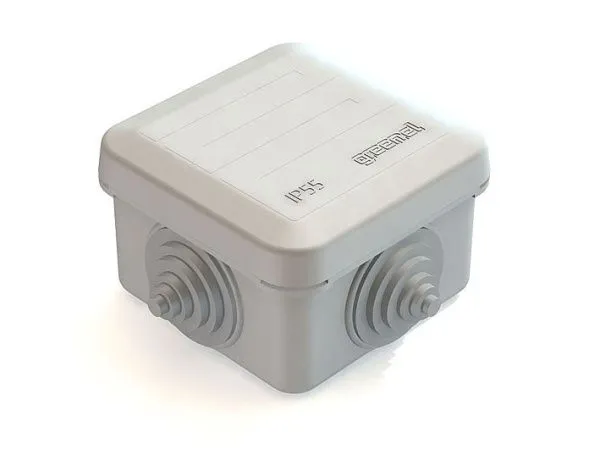 Коробка распаячная для о/п 70х70х40мм, IP55, 4 ввода (112шт)