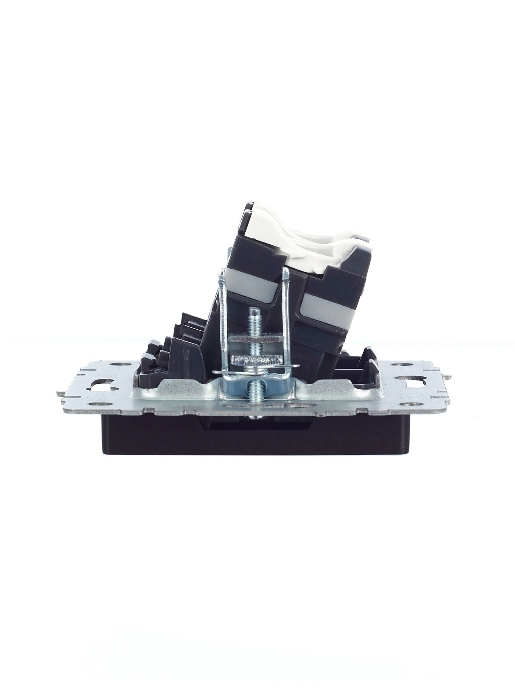 BRITE Розетка компьютерная двойная RJ45 кат.5E РК10-2-БрЧ черный IEK - Фото 7