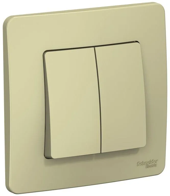 Выключатель 2-кл. СП Blanca 10А IP20 (сх. 5) 250В беж. SE BLNVS010507
