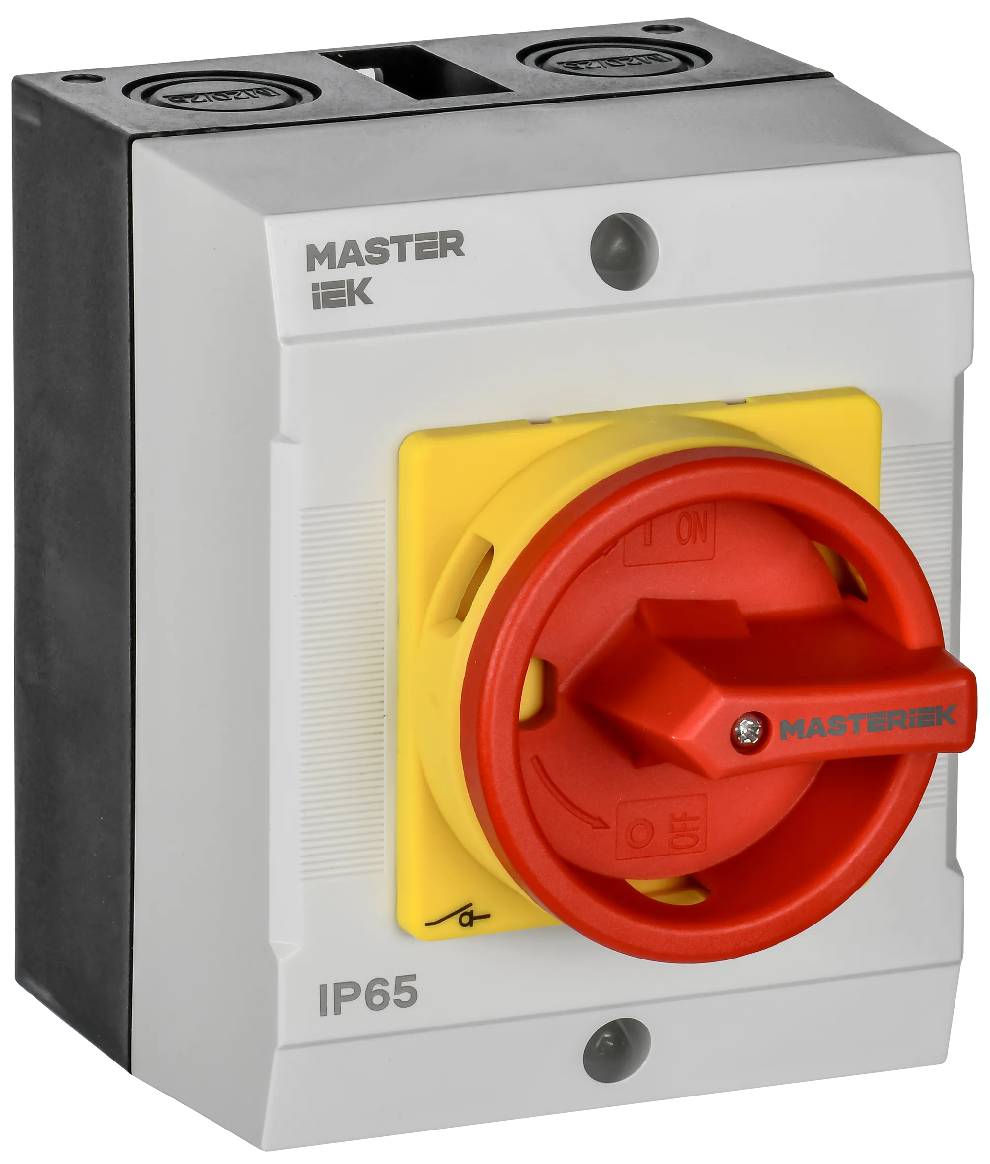Переключатель кулачковый в боксе закрытая рукоятка аварийная 16А схема 10 IEK MI-CS22-016-010