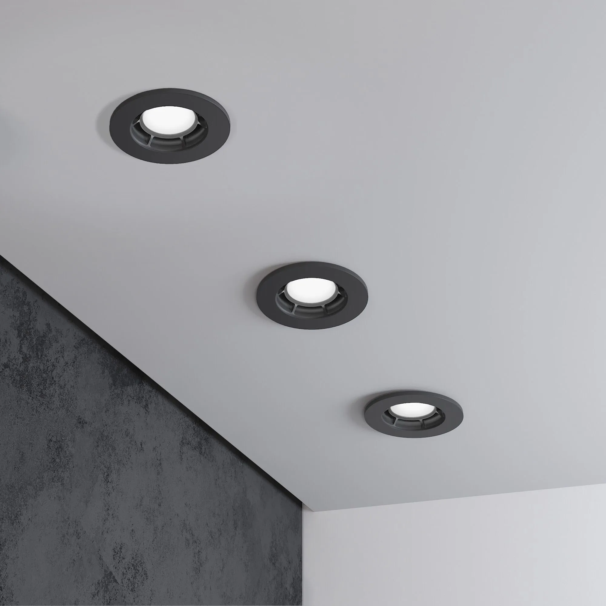 Светильник встраиваемый GU10 чёрный 25009/01 25009/01 Elektrostandard - Фото 2