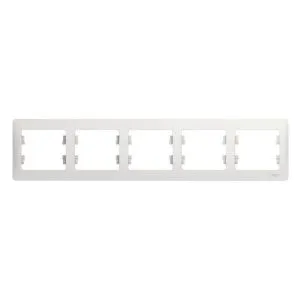 Рамка 5-м Glossa горизонт. бел. SE GSL000105 275131