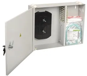 ITK Оптический настенный распределительный кросс укомплектованный: SC (Simplex) 24шт, (OM3) FOBX24-N-24SCUS03