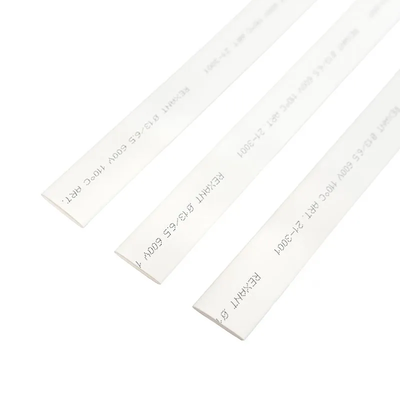 Трубка термоусаживаемая ТУТ нг 13,0/6,5мм, белая, упаковка 50 шт. по 1м REXANT - Фото 3