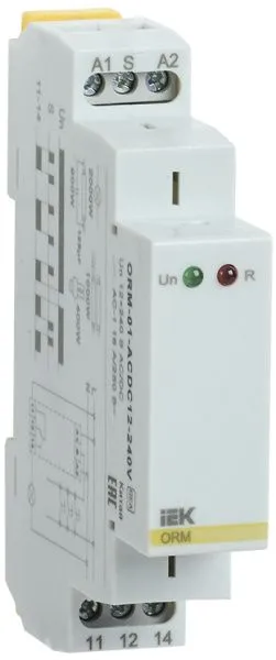 Реле импульсное ORM 1 контакт 12-240В AC/DC IEK ORM-01-ACDC12-240V