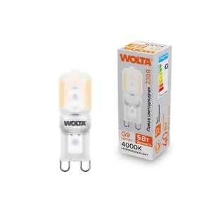 Светодиодная лампа WOLTA WSTD-JCD-5W4KG9-P 5Вт 4000K G9 WSTD-JCD-5W4KG9-P