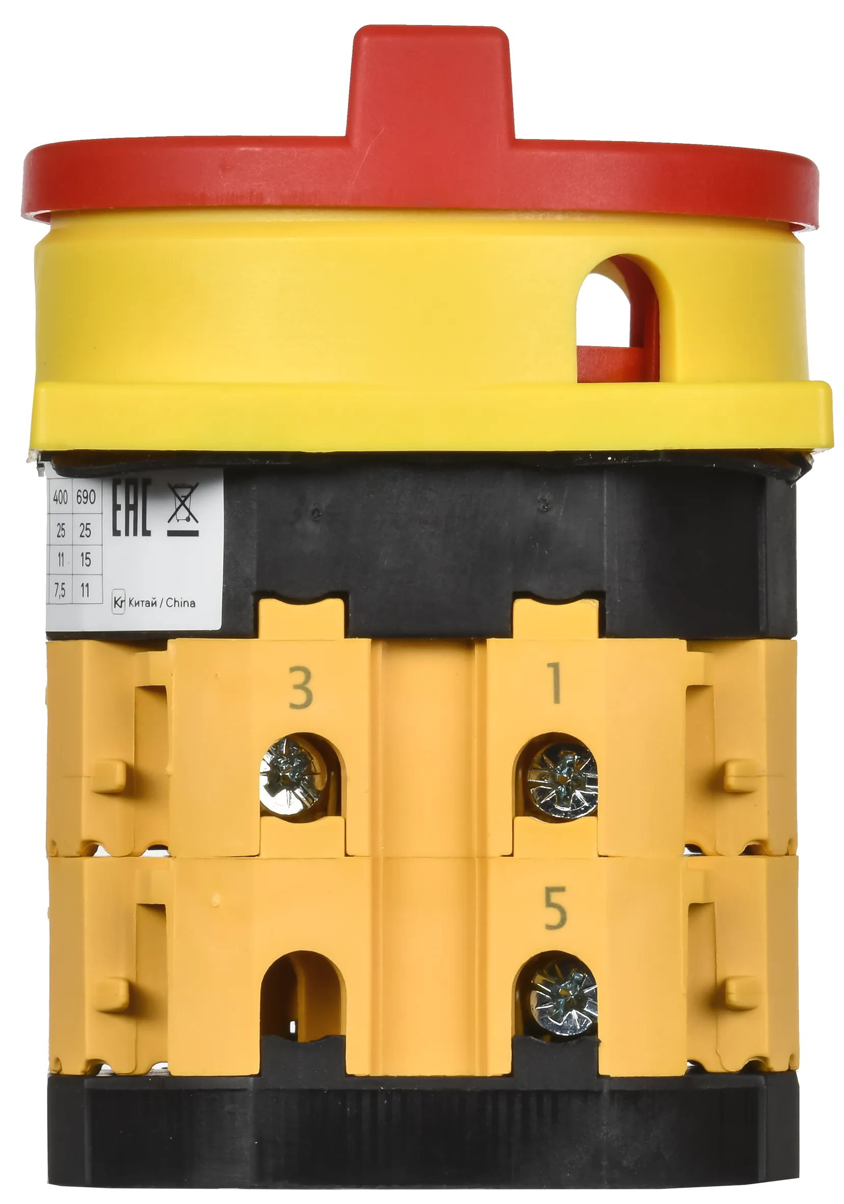 Переключатель кулачковый закрытая рукоятка аварийная 40А схема 10 IEK - Фото 4