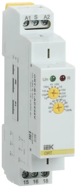 Реле задержки выключения ORT 1 контакт 230В AC IEK ORT-B1-AC230V