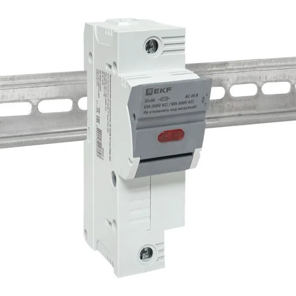 Предохранитель-разъединитель DF 22х58 1Р (тип ПВЦ) EKF - Фото 2