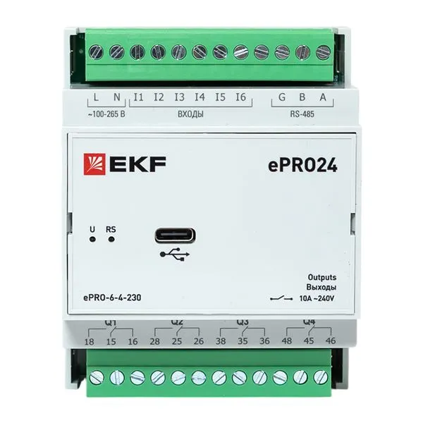 Модуль расширения ePRO24 удаленного управления 6вх\4вых 230В EKF PROxim - Фото 4