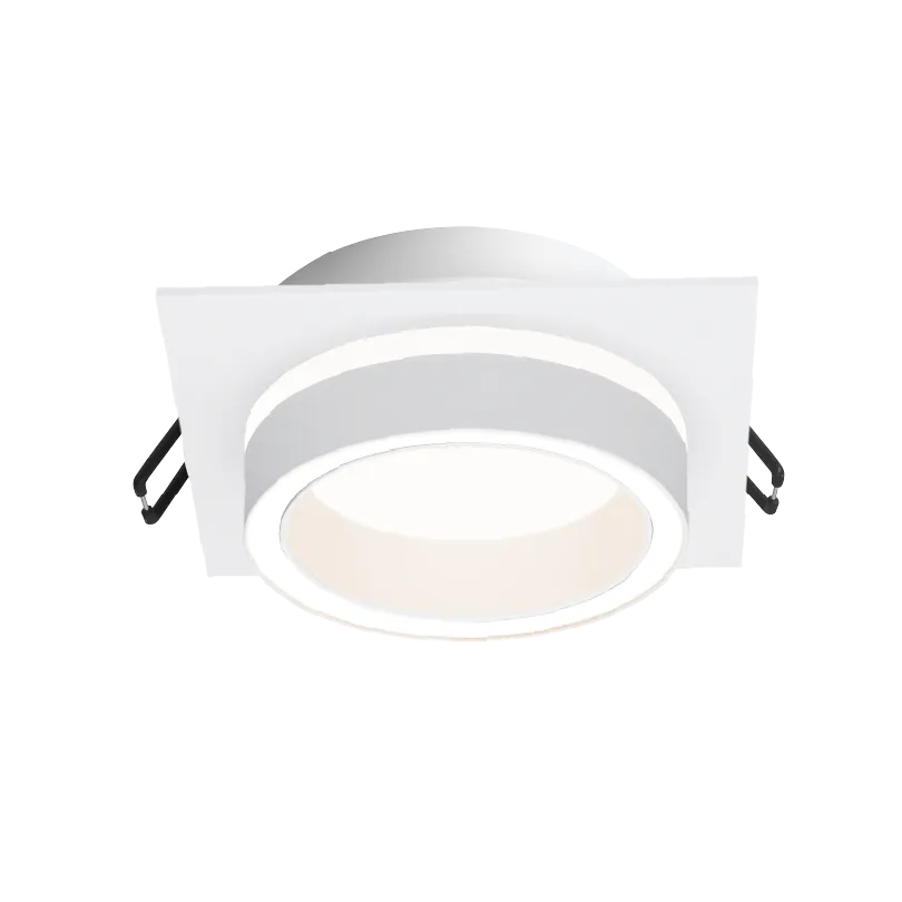 Встраиваемый cветильник WOLTA WDL-GX53/06W-S IP20 под лампу GX53 квадратный Белый LUCE 105x105x35 1/50 - Фото 3