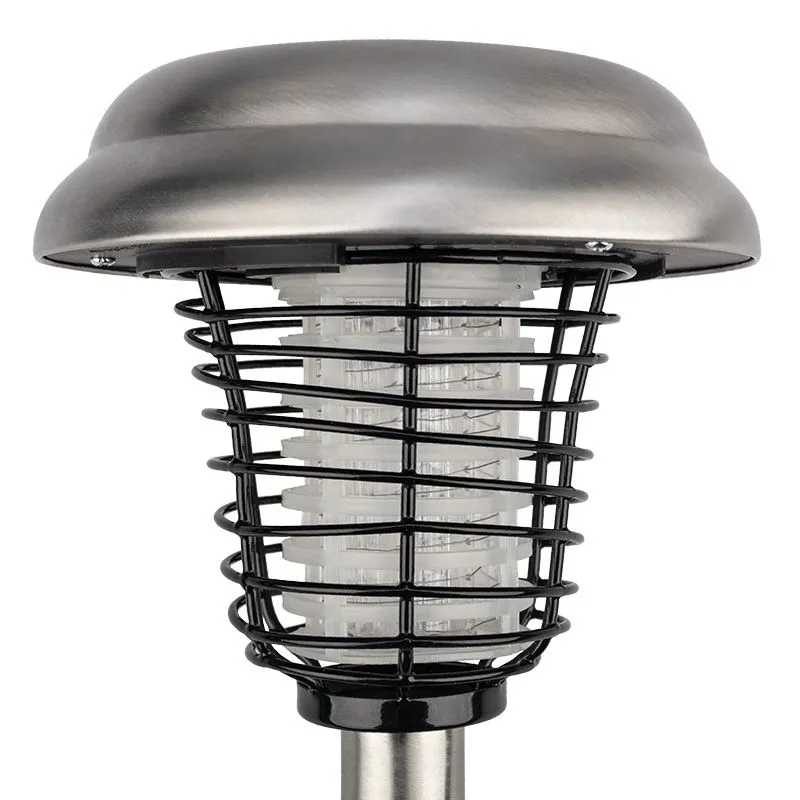 Антимоскитный инсектицидный садовый светильник R 20м, на солнечной батарее, металл REXANT - Фото 3